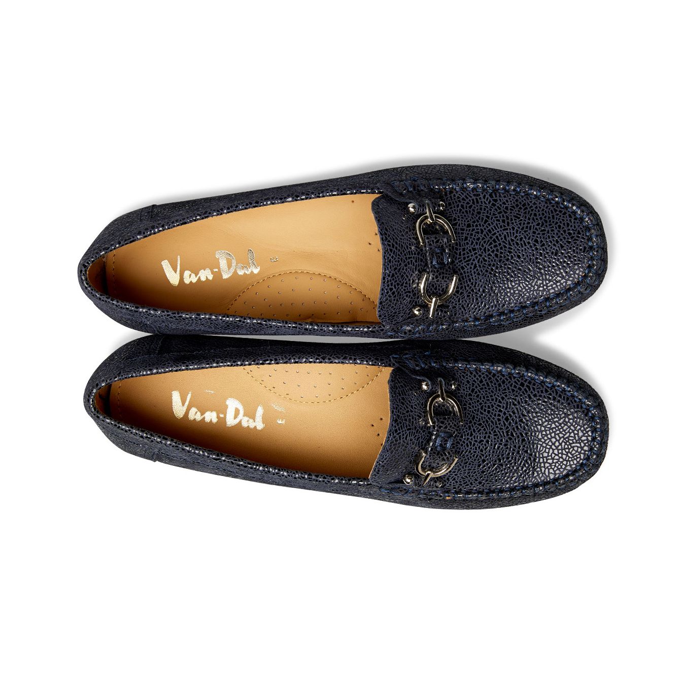 Van Dal Bliss II 3300 4105 Ladies Midnight Feature Leather Python Print Loafers-elevate your sole