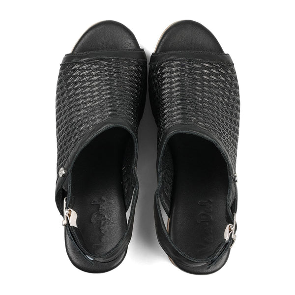 Van Dal Carol Black Slingback Sandals-elevate your sole