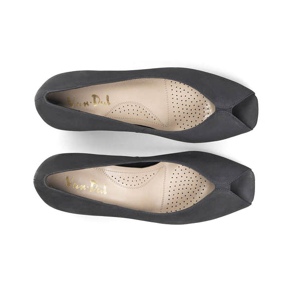 Van Dal Dorothy 3377 4100 Ladies Midnight Navy Nubuck Slip On Shoes-elevate your sole