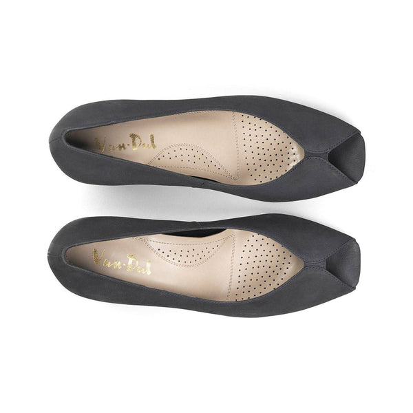 Van Dal Dorothy 3377 4100 Ladies Midnight Navy Nubuck Slip On Shoes-elevate your sole