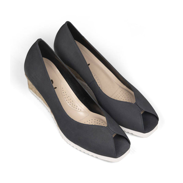 Van Dal Dorothy 3377 4100 Ladies Midnight Navy Nubuck Slip On Shoes-elevate your sole