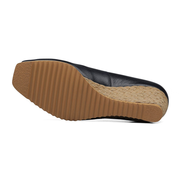 Van Dal Dorothy 3377 4101 Ladies Midnight Navy Leather Slip On Shoes-elevate your sole