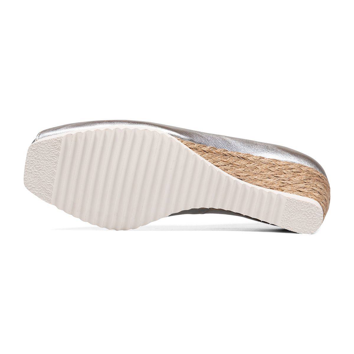 Van Dal Dorothy 3377 7101 Ladies Silver Leather Slip On Shoes-elevate your sole