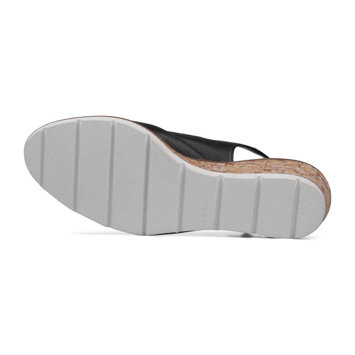 Van Dal Elan 2 3551 ladies 4101 Midnight Perforated Open Toe Slingback Wedge Sandals-elevate your sole