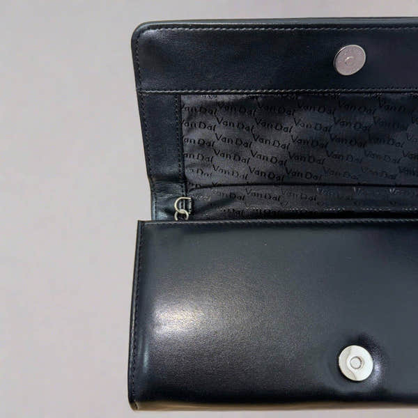 Van Dal Genova 1769 1001 Ladies Black Leather Clutch Bag-elevate your sole