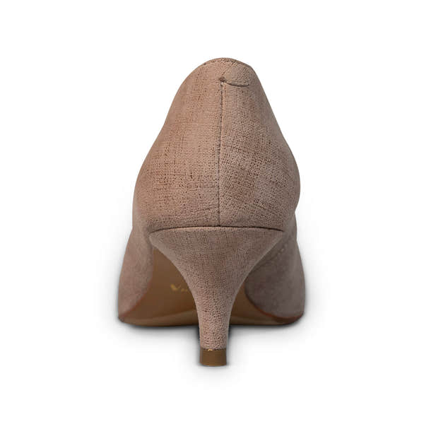 Van Dal Gina 3117 3335 Ladies Barley Linen Leather Slip On Heels-elevate your sole