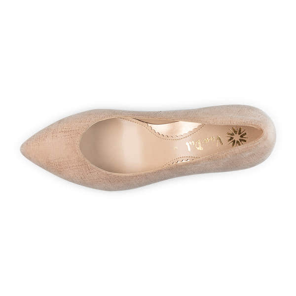 Van Dal Gina 3117 3335 Ladies Barley Linen Leather Slip On Heels-elevate your sole