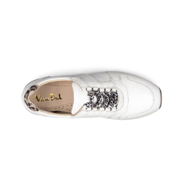 Van Dal Reydon 3317 0001 Ladies White Leather Lace Up Trainers-elevate your sole
