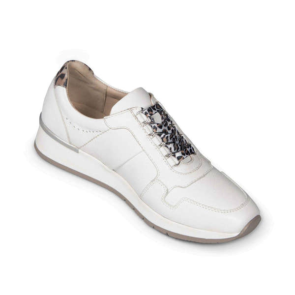 Van Dal Reydon 3317 0001 Ladies White Leather Lace Up Trainers-elevate your sole