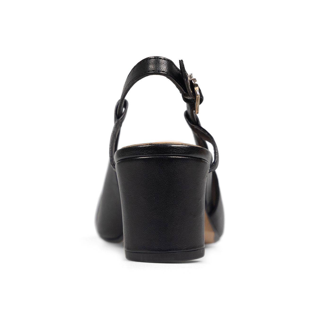 Van Dal Saskia 3369 1001 Ladies Black Leather Buckle Heels-elevate your sole