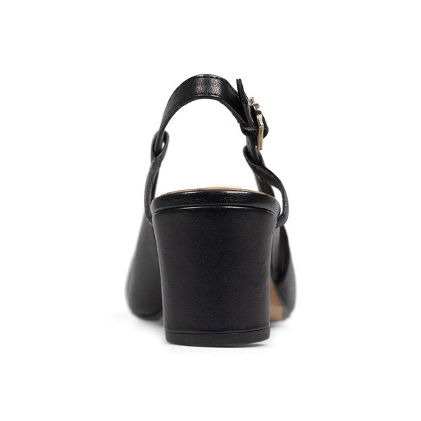 Van Dal Saskia 3369 1001 Ladies Black Leather Buckle Heels-elevate your sole