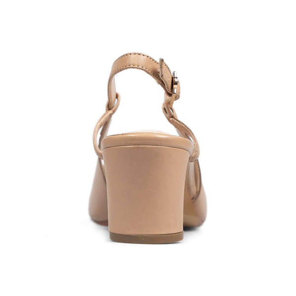 Van Dal Saskia 3369 3001 Ladies Latte Leather Buckle Heels-elevate your sole