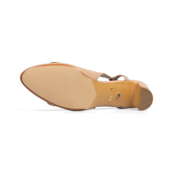 Van Dal Saskia 3369 3001 Ladies Latte Leather Buckle Heels-elevate your sole