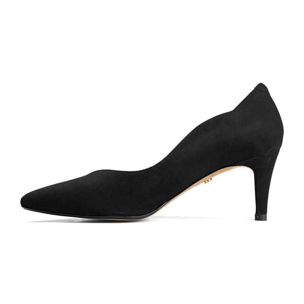 Van Dal Stella 3501 1002 Ladies Black Suede Slip On Heels-elevate your sole