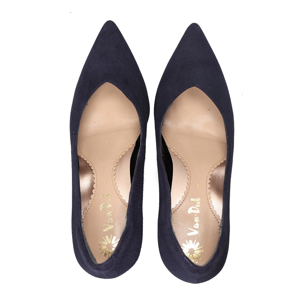 Van Dal Stella 3501 4102 Ladies Midnight Suede Slip On Heels-elevate your sole