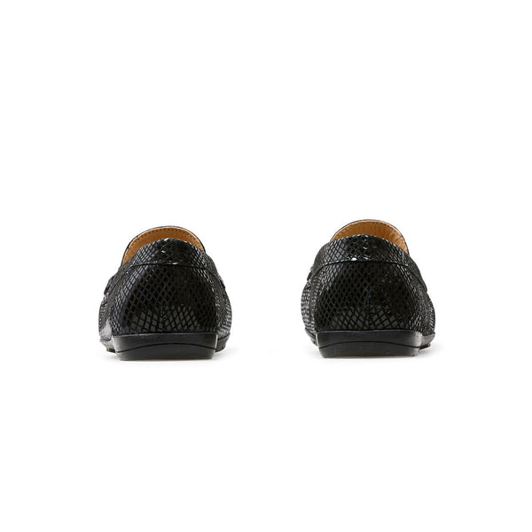 Van dal Bliss ll 3300 1005 Ladies Black Feature Leather Loafers-elevate your sole