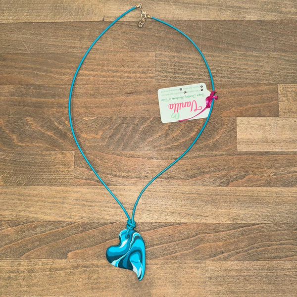 Vanilla Jewellery Large Heart Polymer Pendants-elevate your sole