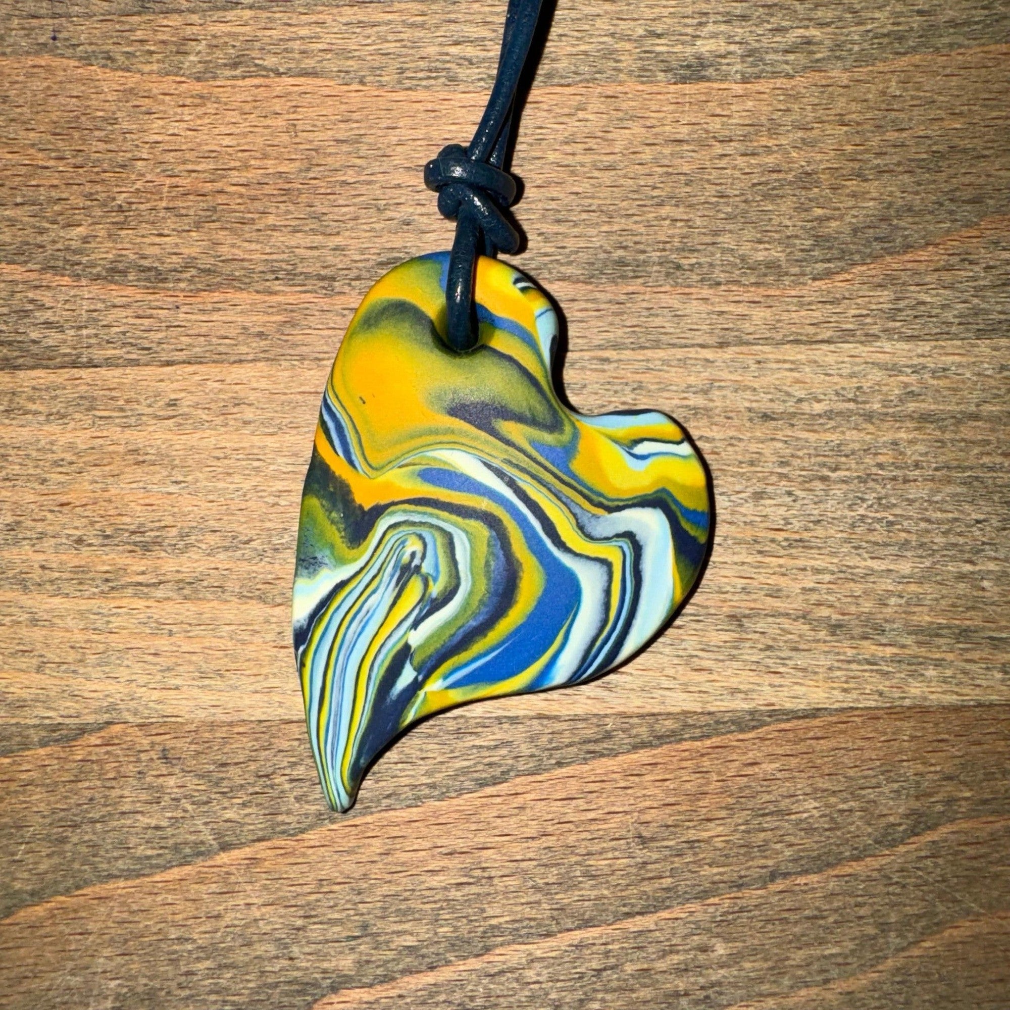 Vanilla Jewellery Large Heart Polymer Pendants-elevate your sole