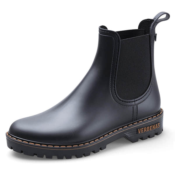 Bottines Chelsea imperméables pour femme Verbenas Gaudi Countryside, noir