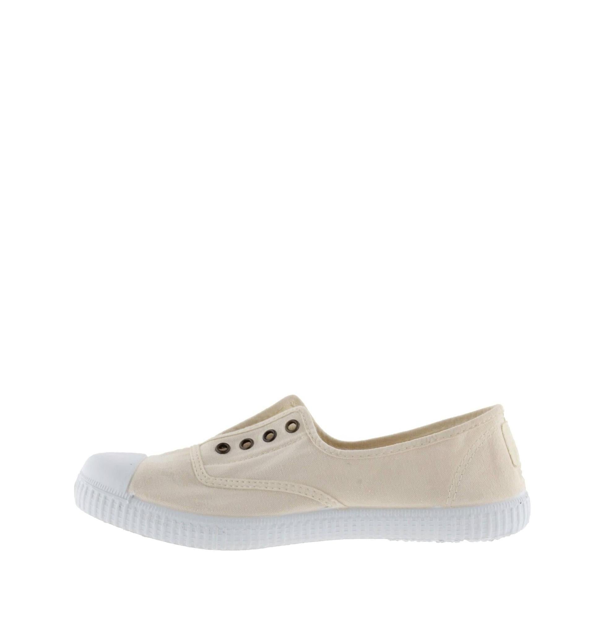 Victoria 1915 Inglesa 106623 Ladies Spanish Cotton White Textile Slip On Shoes-elevate your sole