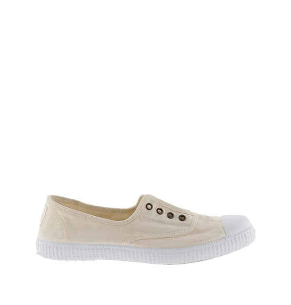 Victoria 1915 Inglesa 106623 Ladies Spanish Cotton White Textile Slip On Shoes-elevate your sole