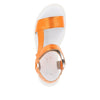 Rieker W1651-38 Ladies Orange Touch Fastening Sandals