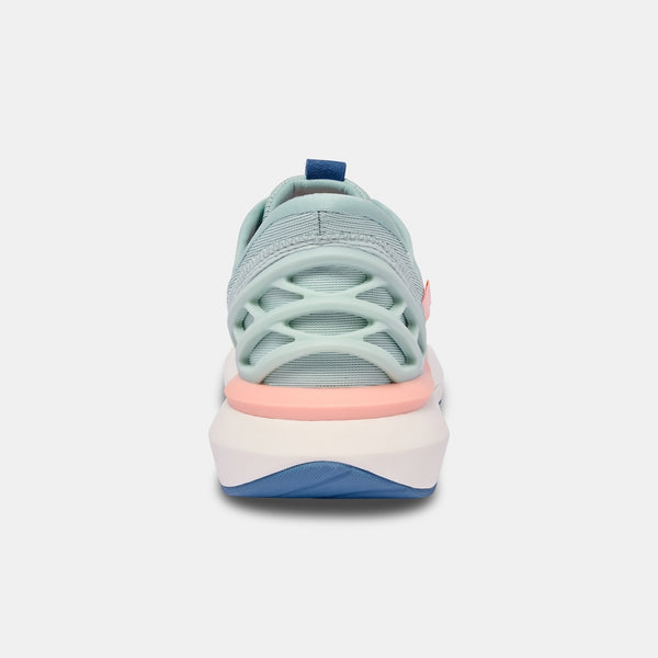 Kizik Athens 2.0 Ladies Surf Spray/Peach Parfait Textile Arch Support Slip On Trainers
