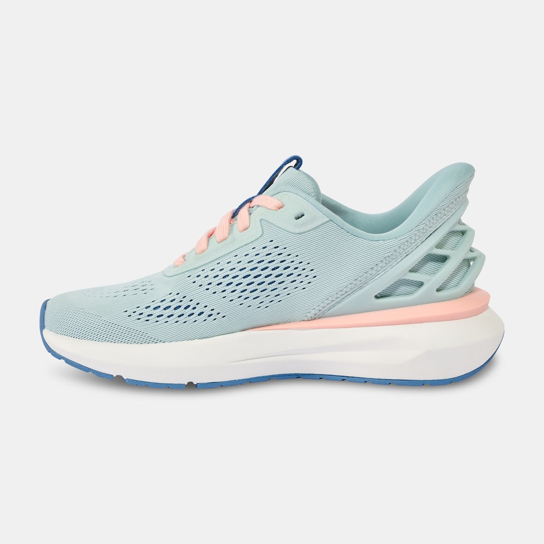 Kizik Athens 2.0 Ladies Surf Spray/Peach Parfait Textile Arch Support Slip On Trainers