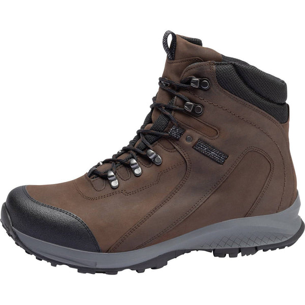 Waldlaufer 335978 401 216 - Hen Mens Wide Brown Leather Waterproof Water Resistant Arch Support Lace Up Ankle Boots-elevate your sole