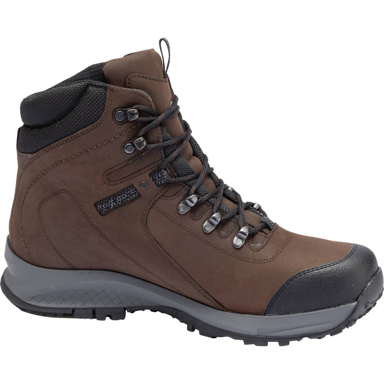 Waldlaufer 335978 401 216 - Hen Mens Wide Brown Leather Waterproof Water Resistant Arch Support Lace Up Ankle Boots-elevate your sole