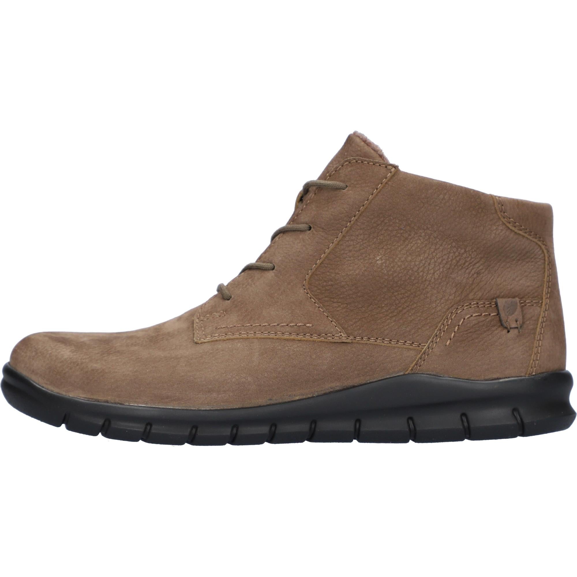 Waldlaufer Hector men's wide brown leather lace-up shoes with arch support and a black rubber sole.