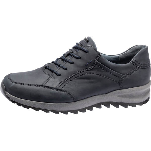 Waldlaufer 388001 158 195 - Helle Mens Wide Graphite Leather Arch Support Lace Up Shoes-elevate your sole