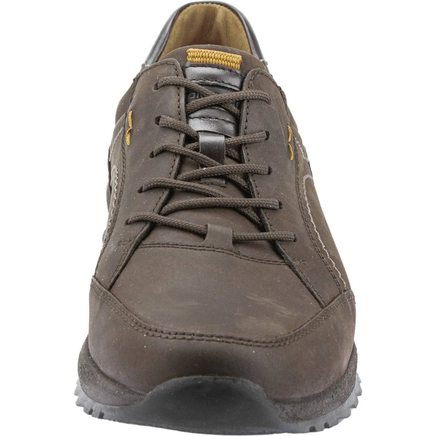 Waldlaufer 388001 744 216 Helle Mens Crazy Horse Brown Leather Water Resistant Lace Up Shoes-elevate your sole