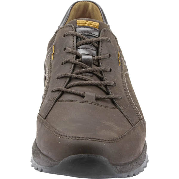 Waldlaufer 388001 744 216 Helle Mens Crazy Horse Brown Leather Water Resistant Lace Up Shoes-elevate your sole
