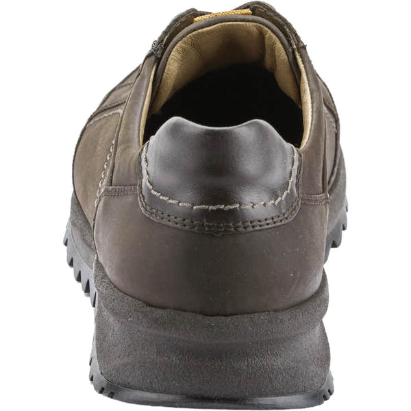 Waldlaufer 388001 744 216 Helle Mens Crazy Horse Brown Leather Water Resistant Lace Up Shoes-elevate your sole