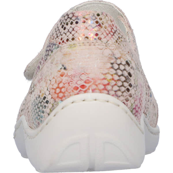 Waldlaufer 496325 164 264 Henni Ladies Rose Pink Nubuck Arch Support Touch Fastening Shoes-elevate your sole