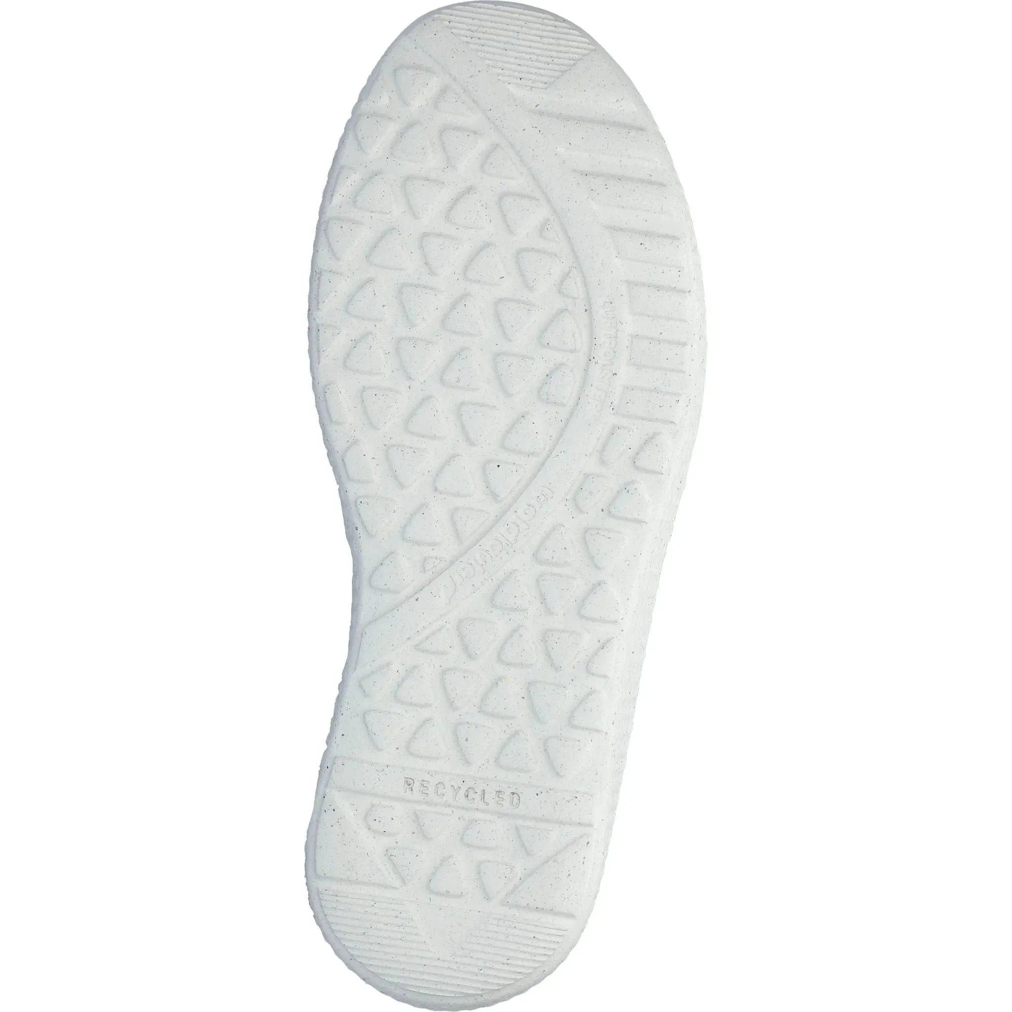 Waldlaufer 634K02 309 663 K-Ira women's wide white and silver leather trainers with zip and lace closure, sporty design.