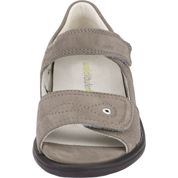 Waldlaufer 684021 191 088 Kara Ladies Stone Nubuck Arch Support Touch Fastening Sandals-elevate your sole