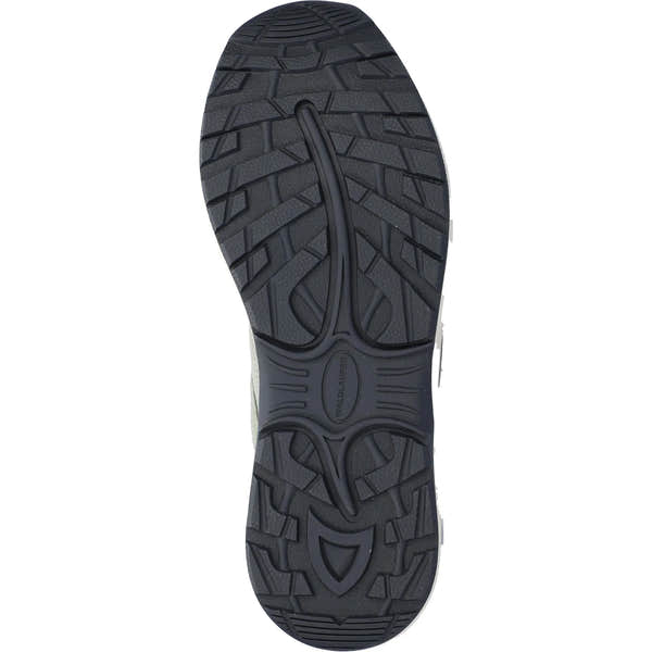 Waldlaufer H-Freya Ladies Wide Green Waterproof Leather and Textile Lace-Up Shoes, water-resistant with rugged sole for slip resistance.