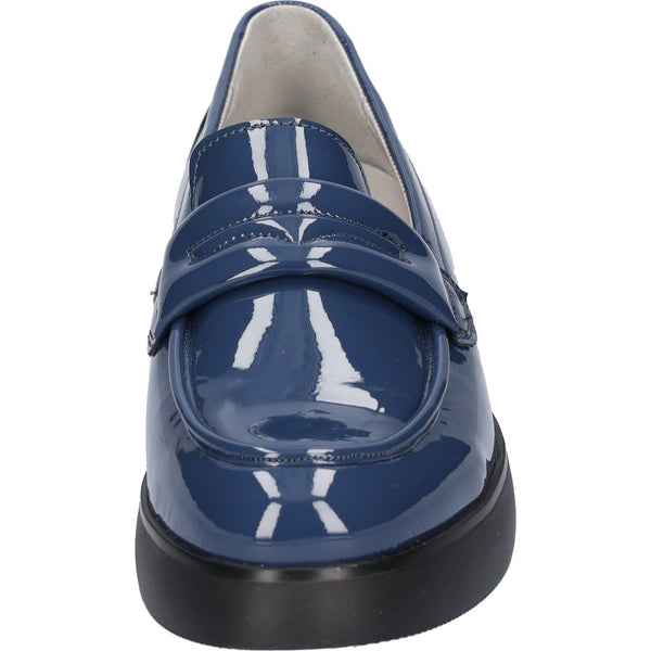 Waldlaufer 720503 155 206 H-Penny Ladies Jeans Patent Leather Arch Support Slip On Shoes-elevate your sole
