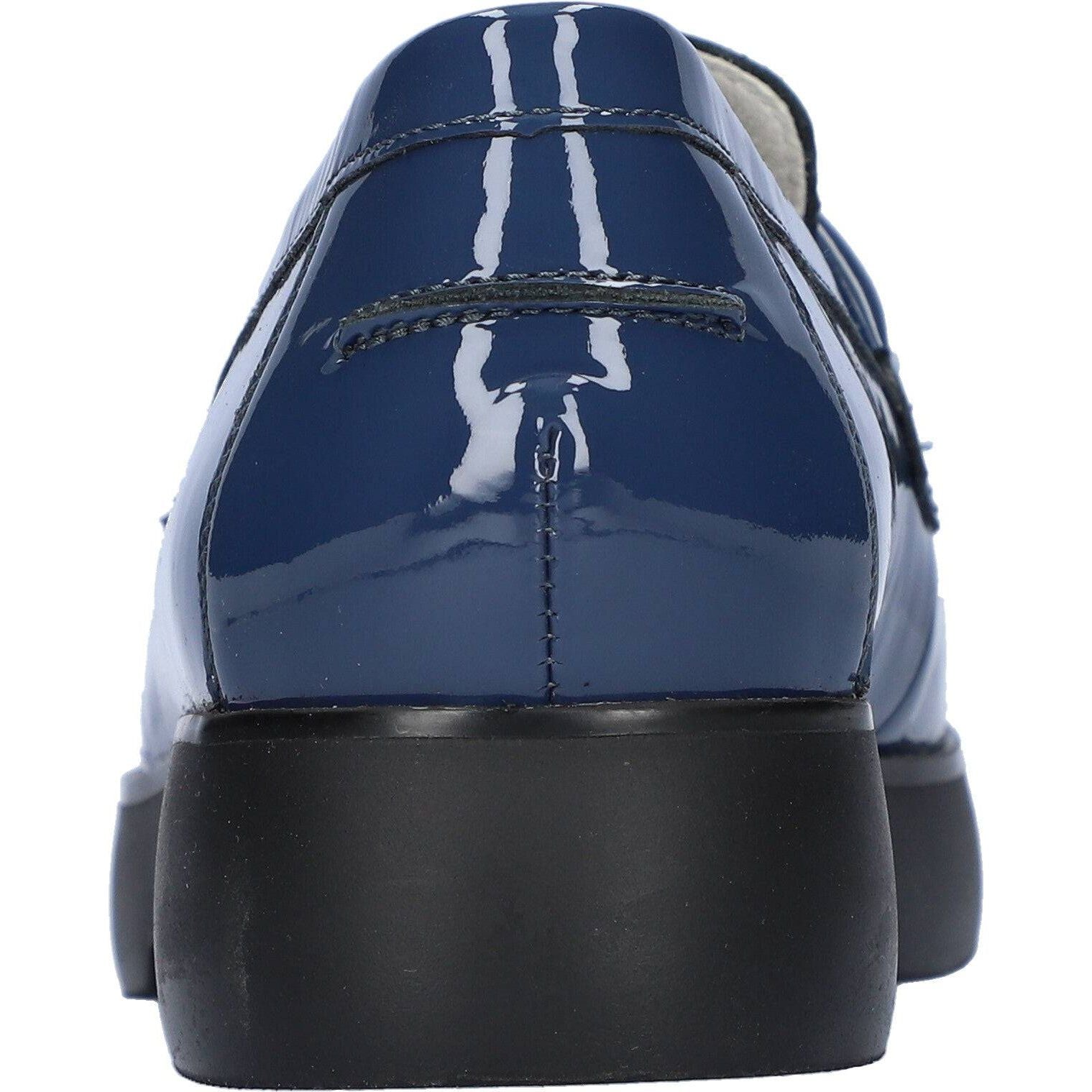 Waldlaufer 720503 155 206 H-Penny Ladies Jeans Patent Leather Arch Support Slip On Shoes-elevate your sole