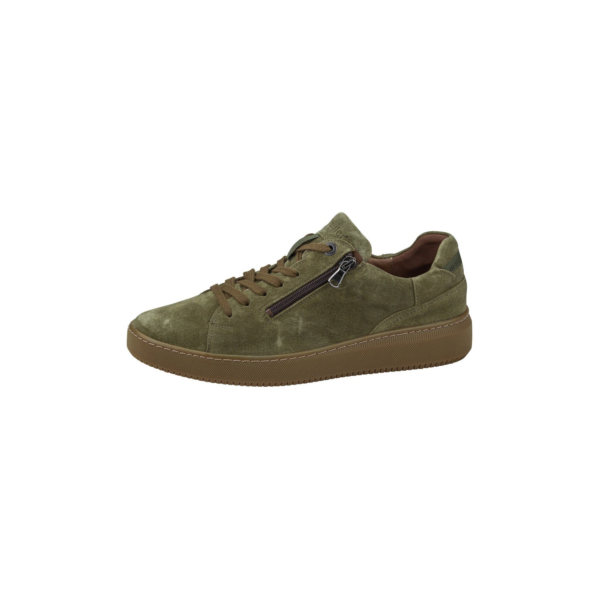 Waldlaufer 724005 195 225 H-Johann Mens Dark Green Suede Lace Up Trainers-elevate your sole
