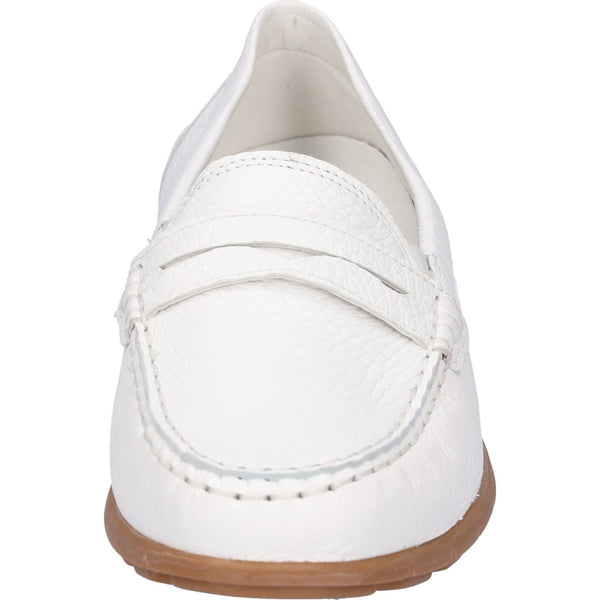 Waldlaufer 785502 199 150 H-Lucy Ladies White Leather Arch Support Slip On Loafers-elevate your sole