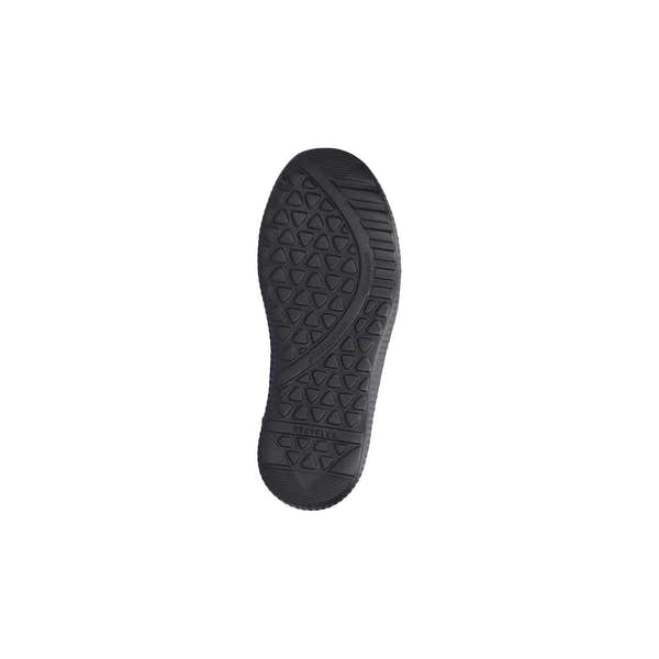 Waldlaufer 815M01 411 001 M-Ira women's Wide Black Leather Stretch Arch Support Zip & Lace Trainers, sole and construction.