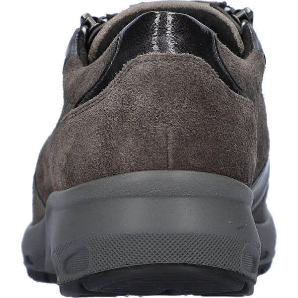 Waldlaufer 831M01 400 052 - M-Tonia Ladies Wide Carbon Suede Arch Support Zip & Lace Shoes-elevate your sole