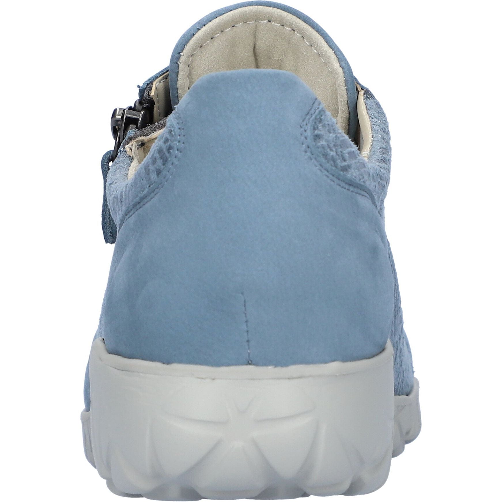Waldlaufer H89001 227 263 Havy Soft Ladies Denim Blue Nubuck Arch Support Slip On Shoes-elevate your sole