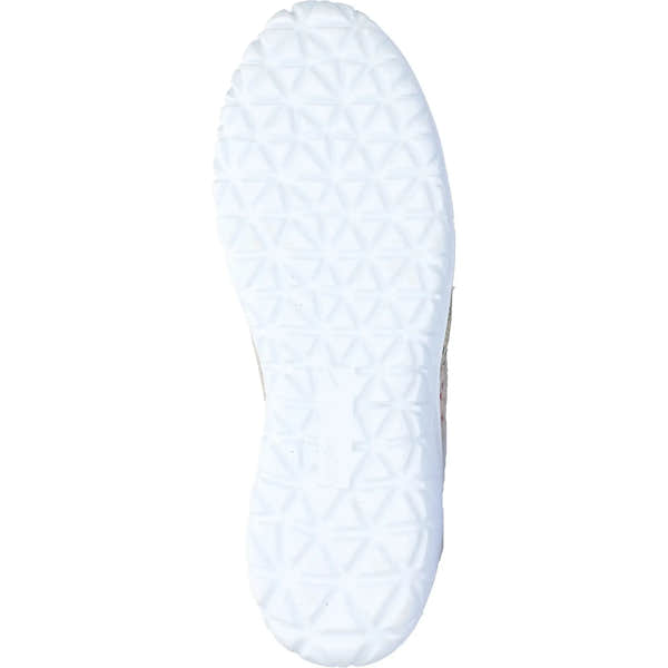 Waldlaufer H89001 ladies wide soft nubuck trainers with zipper and lace, featuring a cushioned white sole for comfort and style.