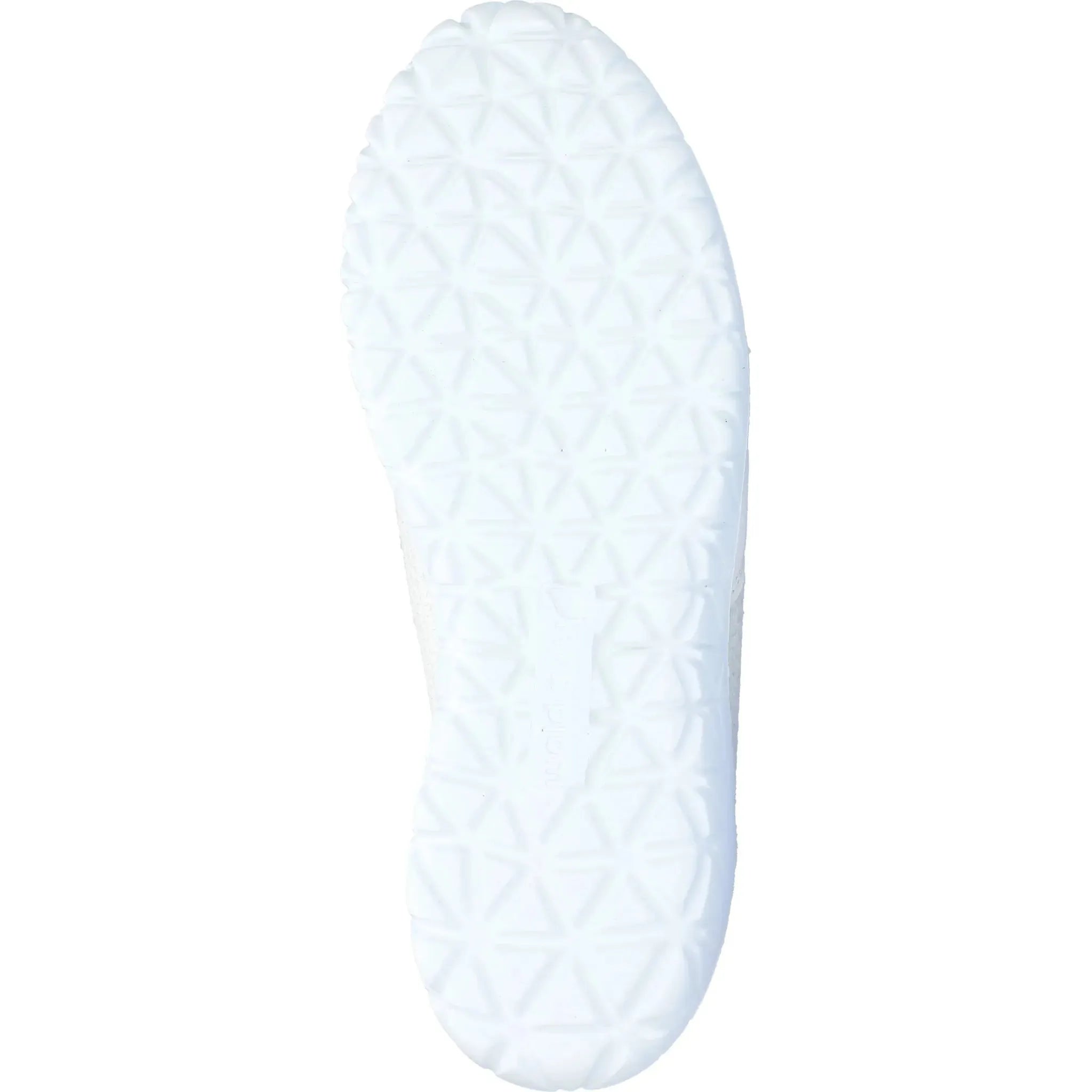 Waldlaufer H89001 Ladies wide white and silver leather trainers with zip and lace closure, soft footwear for women.