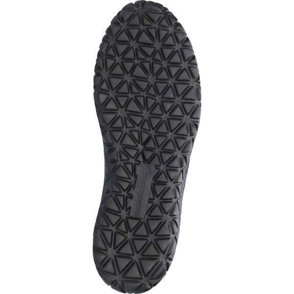 Waldlaufer H89001 252 217 Havy Soft women's Wide Navy Blue Leather Stretch Arch Support Zip & Lace Trainers, sole and.