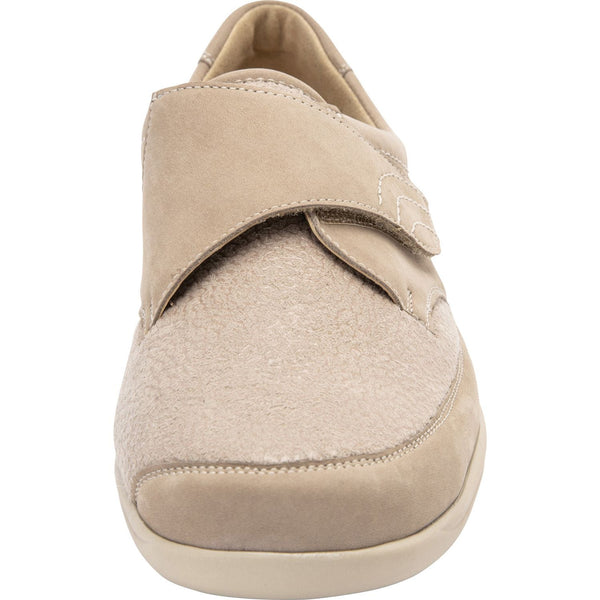 Waldlaufer M54306 275 094 Millu-S Ladies Beige Nubuck & Textile Arch Support Touch Fastening Shoes-elevate your sole